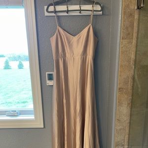 Show Me Your Mumu - Faith Maxi Dress - Champagne Luxe Satin